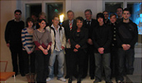 Fahnenlesen 08/09 Berlin Verlag Gruppenfoto